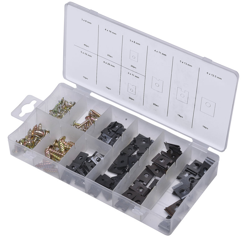 170-tlg. Karosserieschrauben Set SW-STAHL - vielfältige Größen