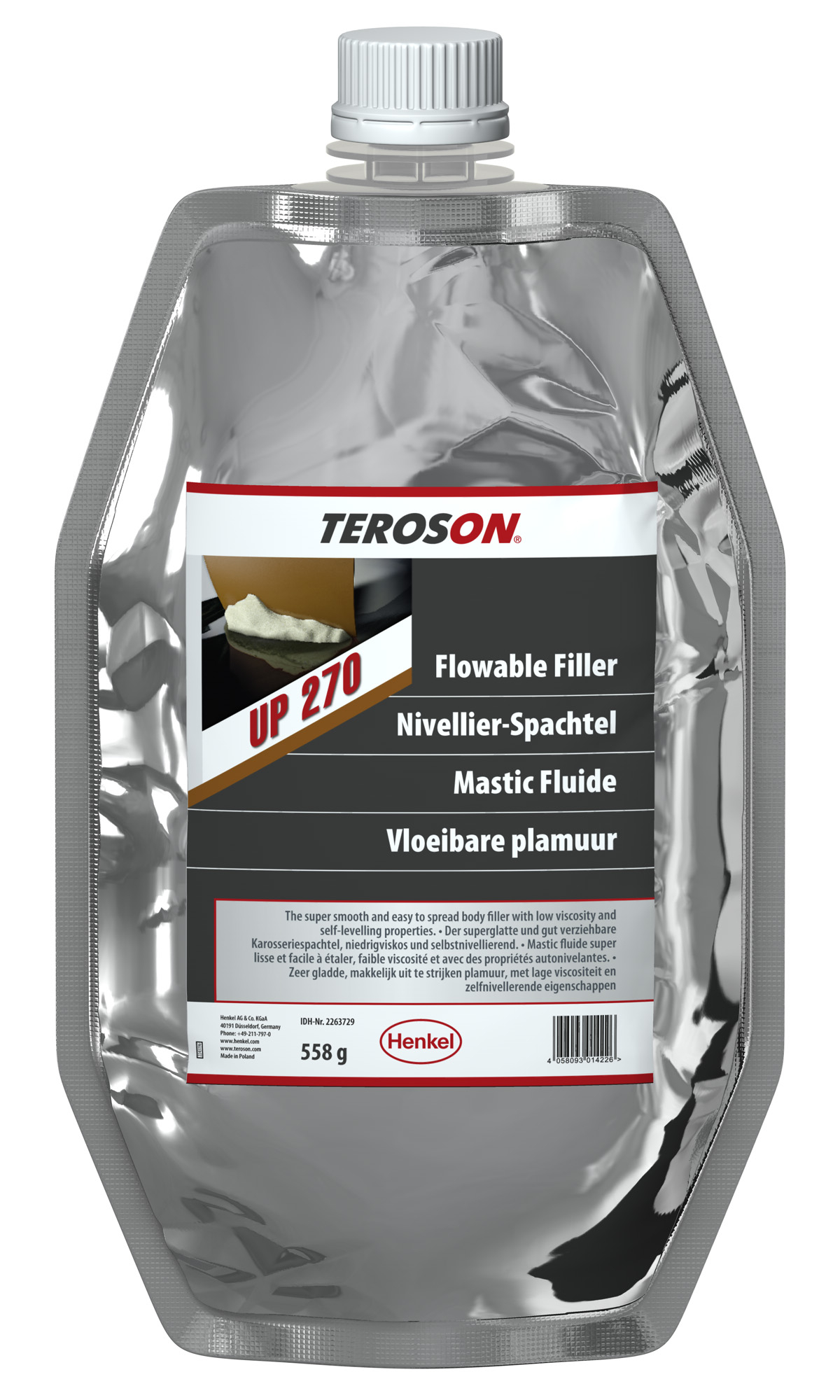 Terroson UP 270 - 588g Hochleistungs-Nivellier-Spachtel Terroson UP 270 - 588g Hochleistungs-Nivellier-Spachtel