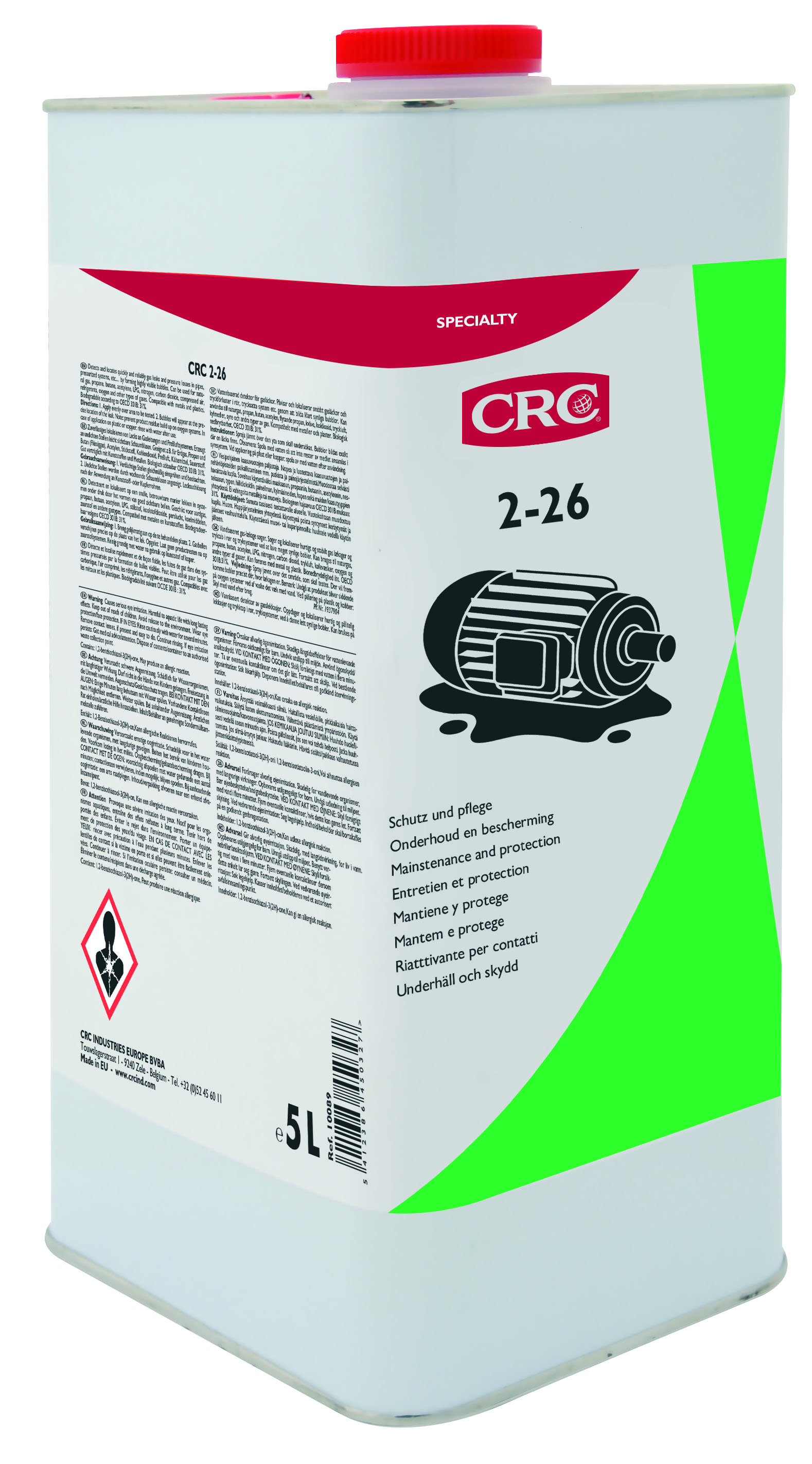 CRC 2-26 Entwässerungsöl 5L – Korrosionsschutz und Reinigung CRC 2-26 Entwässerungsöl 5L – Korrosionsschutz und Reinigung