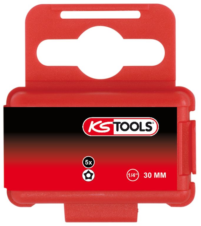 5-Stern KS TOOLS Vernickelte Bits SW TS20 - Spezial-Werkzeugstahl mit ...