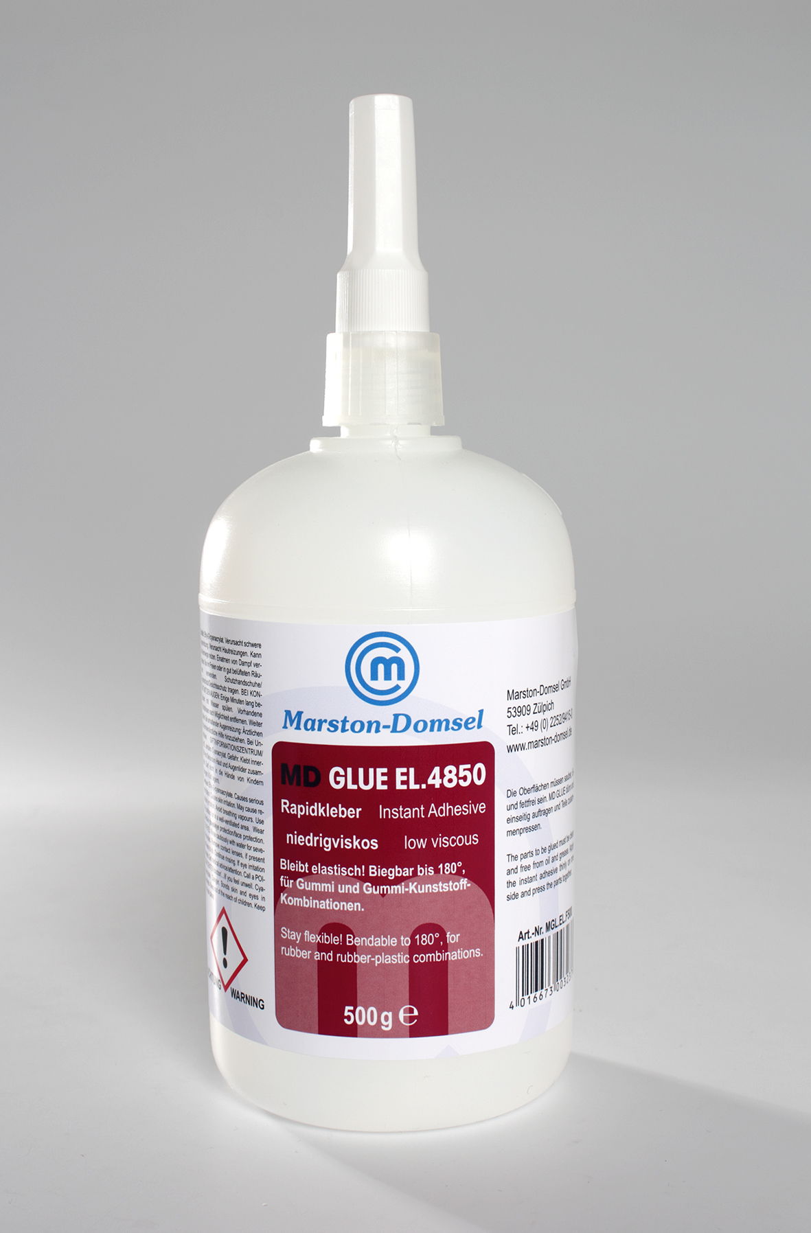 Marston-Domsel MD-GLUE EL.4850 Kleber 500g für alle Materialien Marston-Domsel MD-GLUE EL.4850 Kleber 500g für alle Materialien