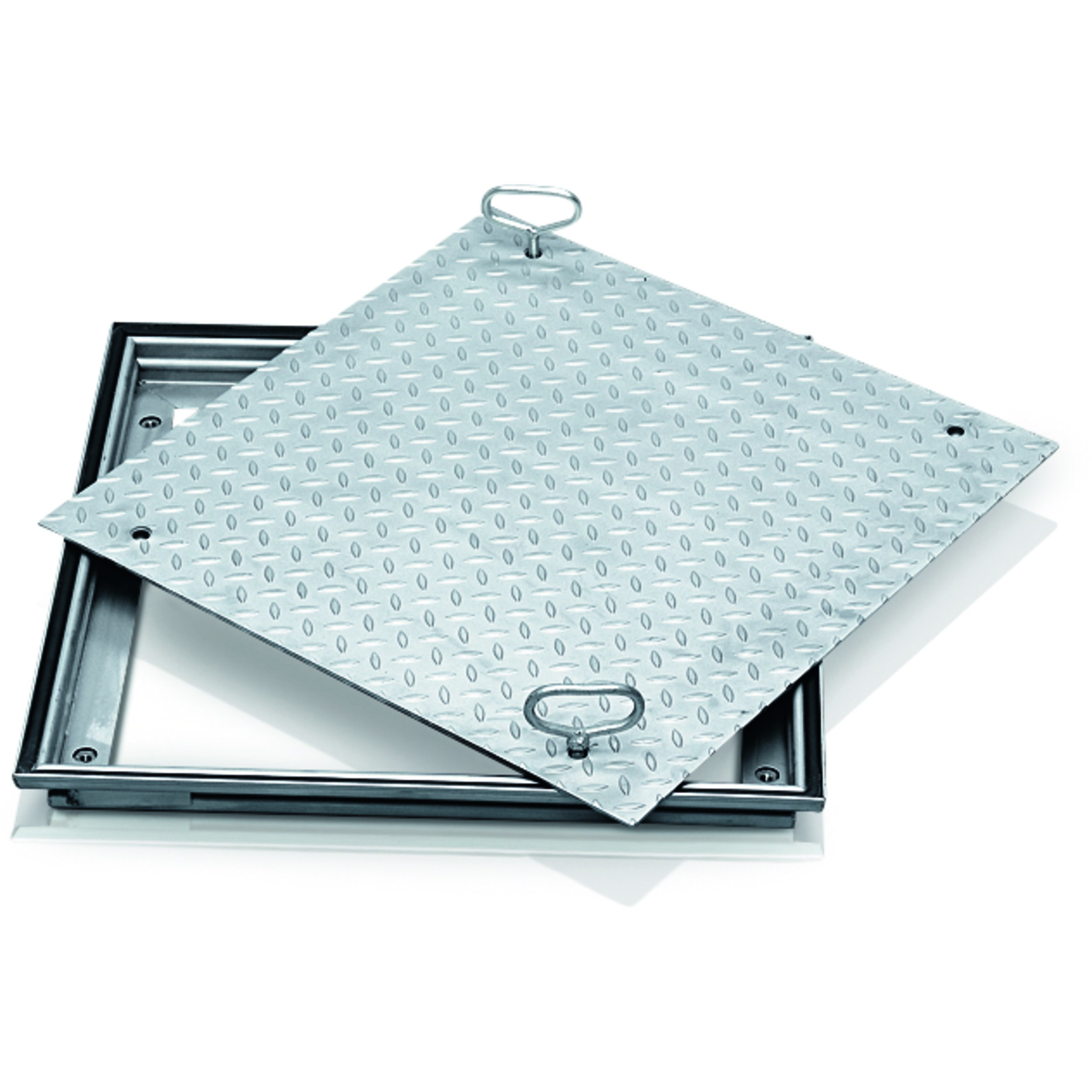 Aluminium Schachtabdeckung ZARGES 600x600 mm, geruchs- und wasserdicht Aluminium Schachtabdeckung ZARGES 600x600 mm, geruchs- und wasserdicht
