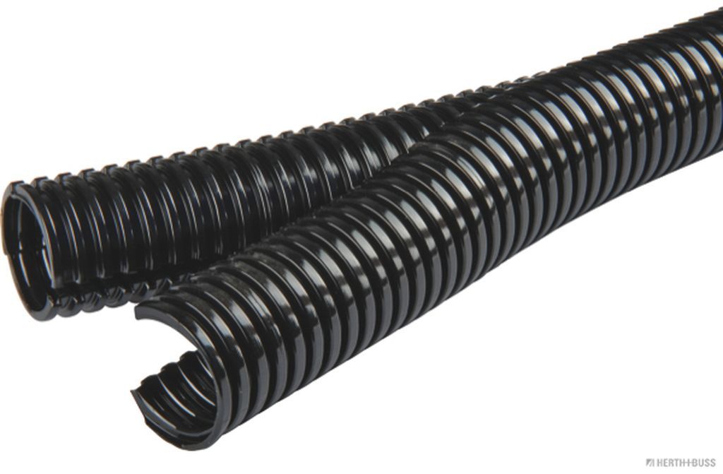 HERTH&BUSS Wellrohr 20mm Schwarz, UV-Ölbeständig, Polyamid 6 HERTH&BUSS Wellrohr 20mm Schwarz, UV-Ölbeständig, Polyamid 6
