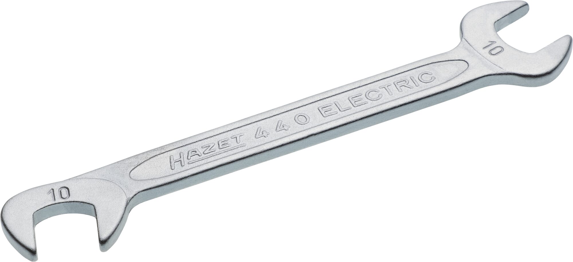 Hazet 10mm Doppel-Maulschlüssel: Geschmiedet, Verchromt, Made in Germany - Kurze, Plattform 15/75°