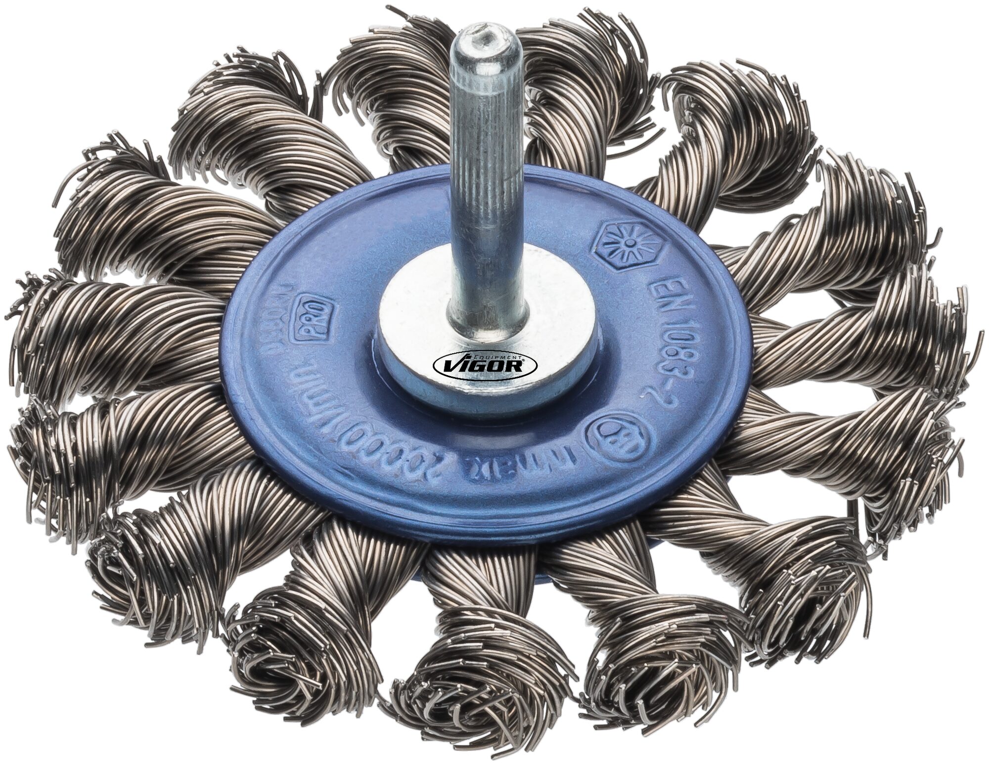 Stahldrahtbürste 75mm gezopft für Bohrmaschinen Stahldrahtbürste 75mm gezopft für Bohrmaschinen