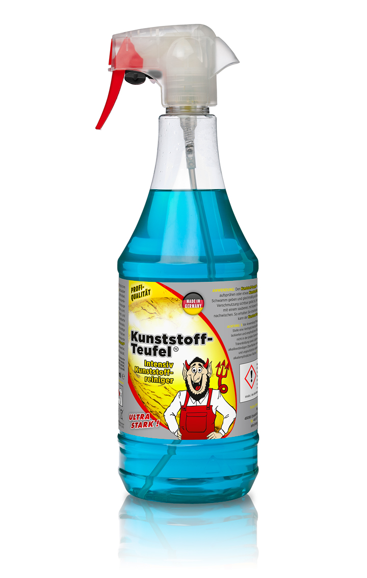 Kunststoff-Teufel Sprayer 1000ml - TUGA CHEMIE Profireiniger für Cockpit & Kunststoff Kunststoff-Teufel Sprayer 1000ml - TUGA CHEMIE Profireiniger für Cockpit & Kunststoff