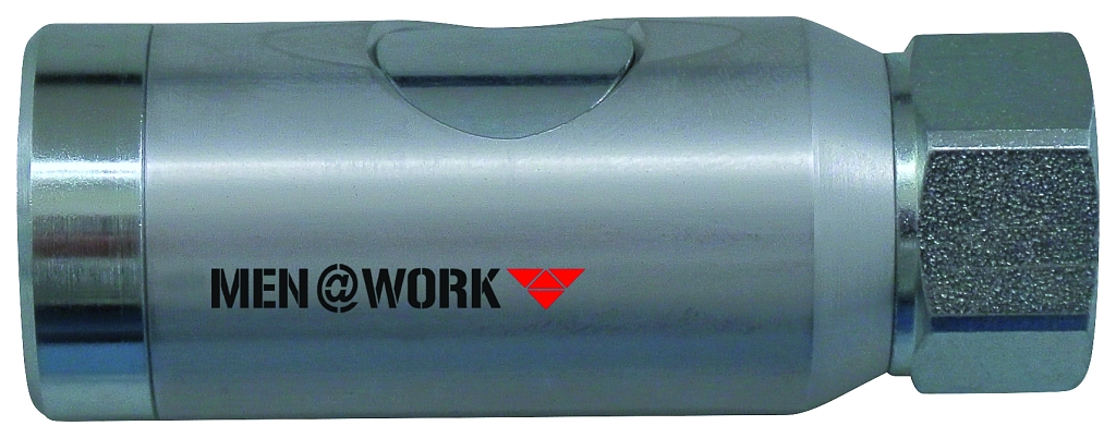 MEN@WORK 1/4\" IG Silber Sicherheitskupplung - Hochleistungs-Verbindungsteil für vielfältige Anwendu