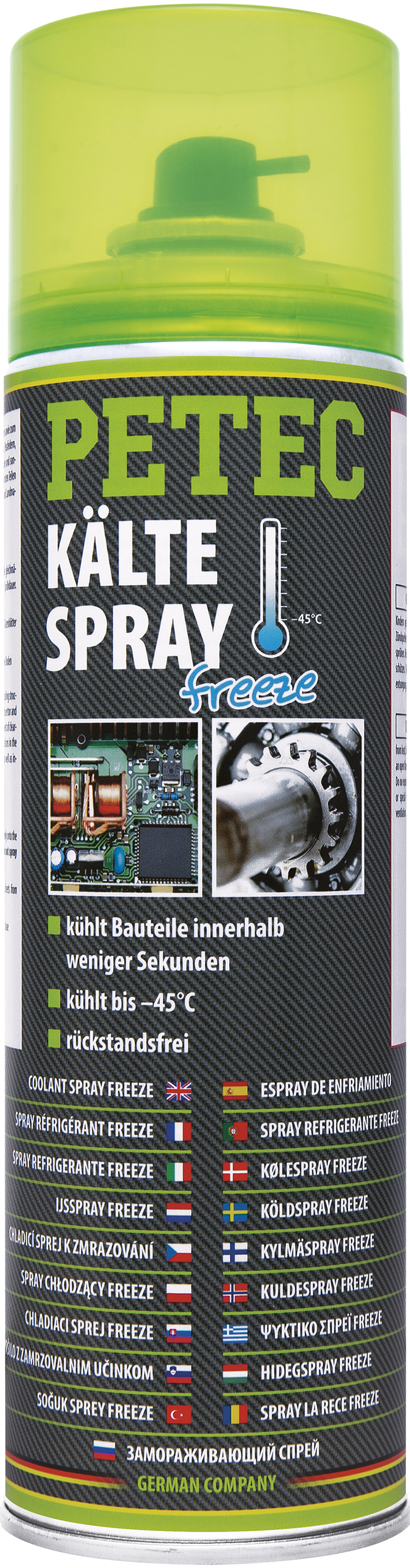 Kältespray Freeze 400ml - Transparente Sprühdose für Technische Anwendungen Kältespray Freeze 400ml - Transparente Sprühdose für Technische Anwendungen