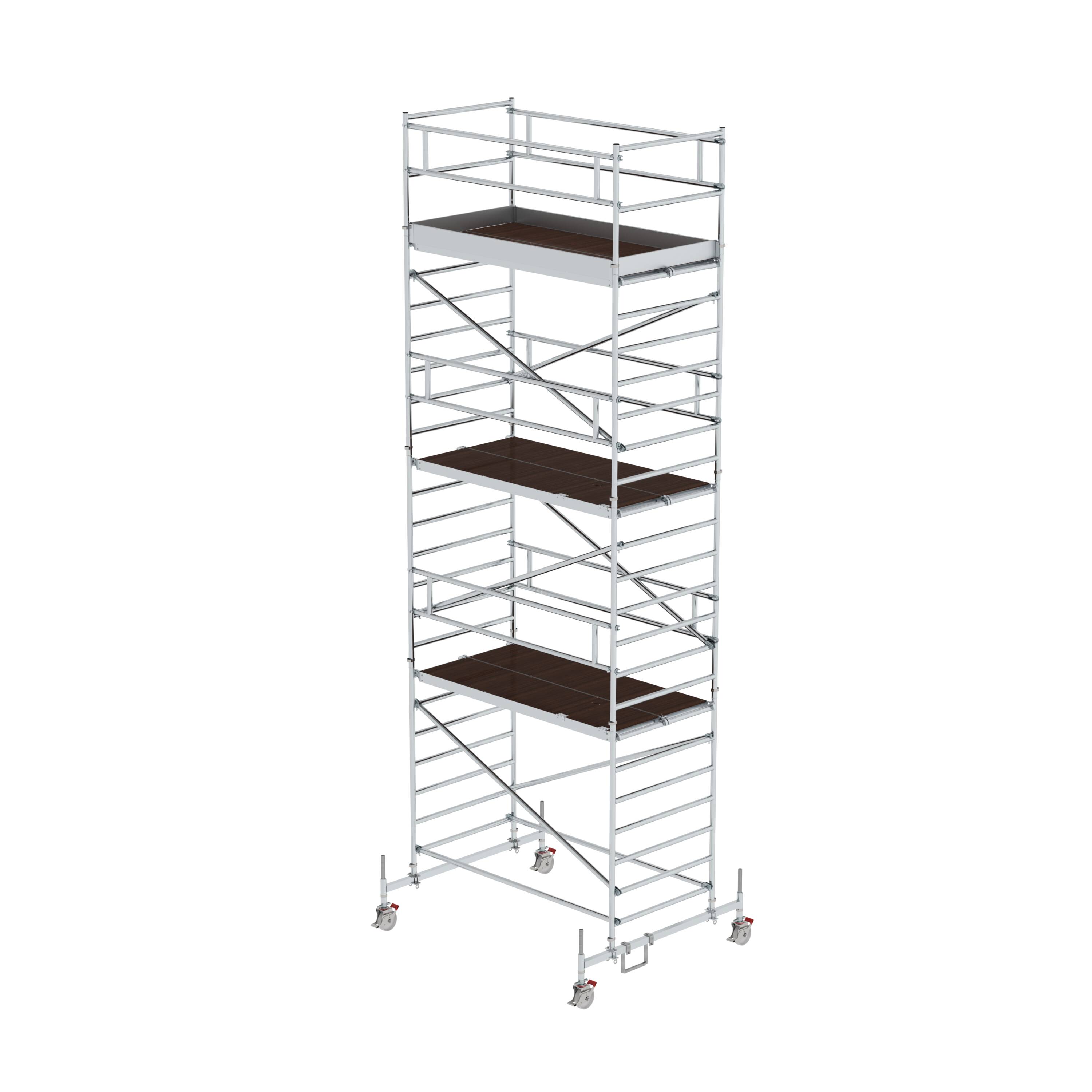 Günzburger Rollgerüst 1,35x2,45m, Plattformhöhe 6,45m