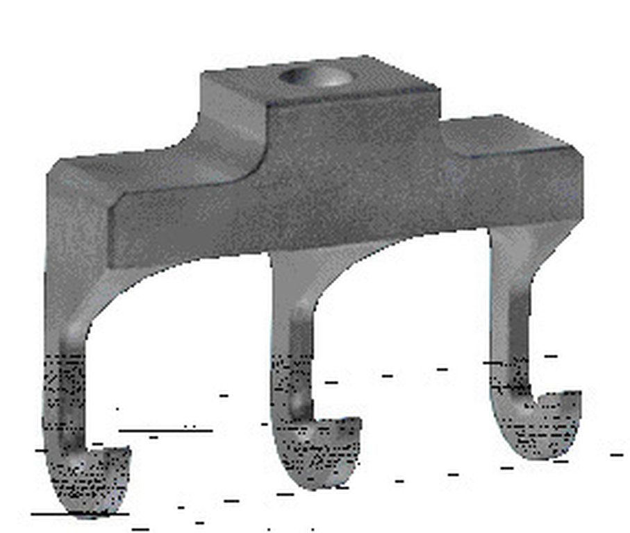 GYS Ausbeulkralle 3 Haken für Karosseriearbeiten GYS Ausbeulkralle 3 Haken für Karosseriearbeiten