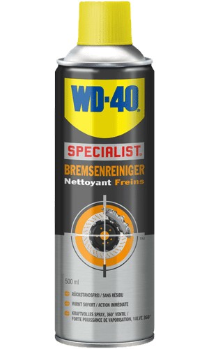 WD-40 Specialist Bremsenreiniger 500ml: Entfernt effizient Ablagerungen und Verschmutzungen WD-40 Specialist Bremsenreiniger 500ml: Entfernt effizient Ablagerungen und Verschmutzungen
