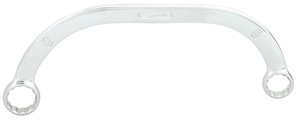 KS Tools Starter-/Blockschlüssel H1 9,0mm H2 9,2mm - Hochwertig verchromter Doppel Ringschlüssel für