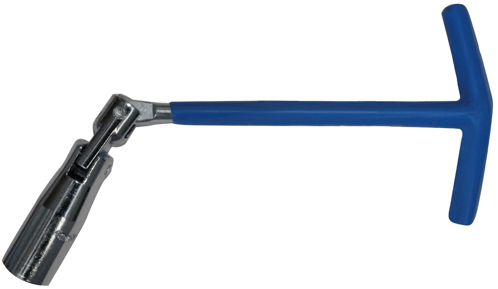 T-Griff Zündkerzenschlüssel 16mm SW-STAHL, 6-Kant Außenkopf