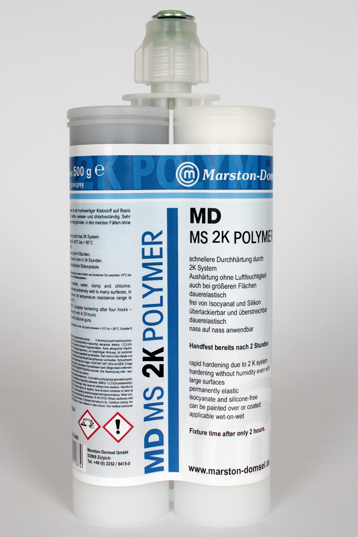 Marston-Domsel MD-2K MS Polymer Klebstoff Schwarz 500g