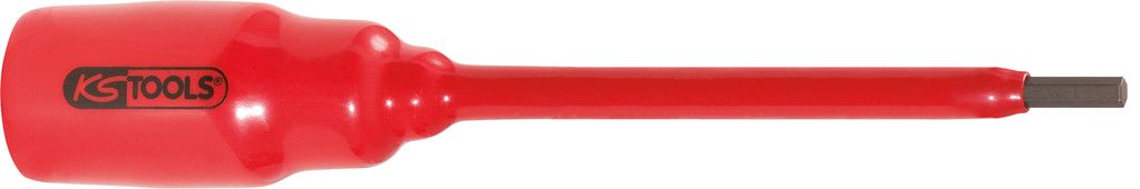 Isolierte Bit-Stecknuss SW 5 L 156mm - KS TOOLS Chrom-Vanadium Isolierte Bit-Stecknuss SW 5 L 156mm - KS TOOLS Chrom-Vanadium