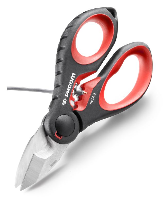 FACOM Hochleistungsschere mit Befestigungsoese - Optimal für Elektroleitungen, Drähte und Kabel FACOM Hochleistungsschere mit Befestigungsoese - Optimal für Elektroleitungen, Drähte und Kabel