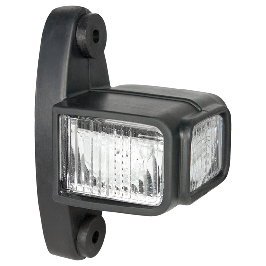 Superpoint IV LED Anbauleuchte 12/24V - Rechts Rot/Weiß/Gelb 1,00m DC