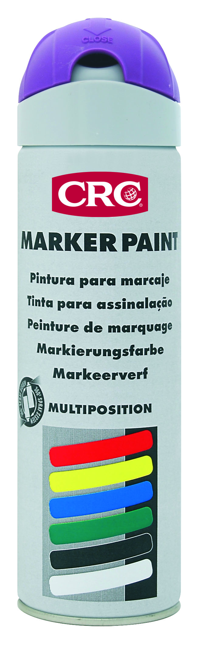 Temp. Marker Paint 500ml Spraydose – Leucht-Violett von CRC Temp. Marker Paint 500ml Spraydose – Leucht-Violett von CRC