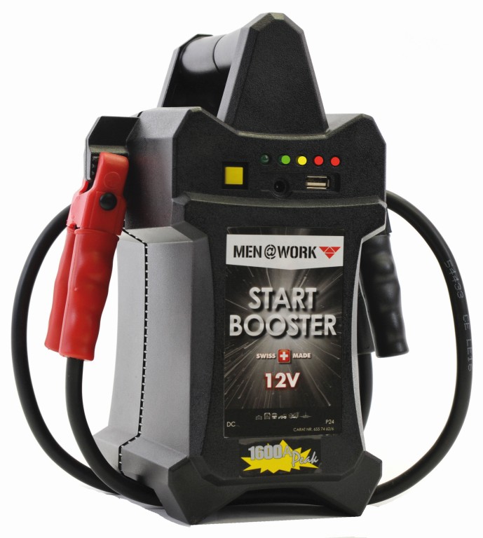 MEN@WORK Start Booster P24 12V/1600A - Robuster Starthilfe für Auto und Boot MEN@WORK Start Booster P24 12V/1600A - Robuster Starthilfe für Auto und Boot