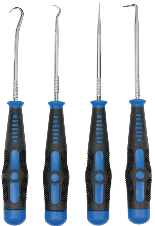 SW-STAHL Mini-Haken-Nadelsatz Cr-V Kunststoffgriff – Präzisionswerkzeug-Set