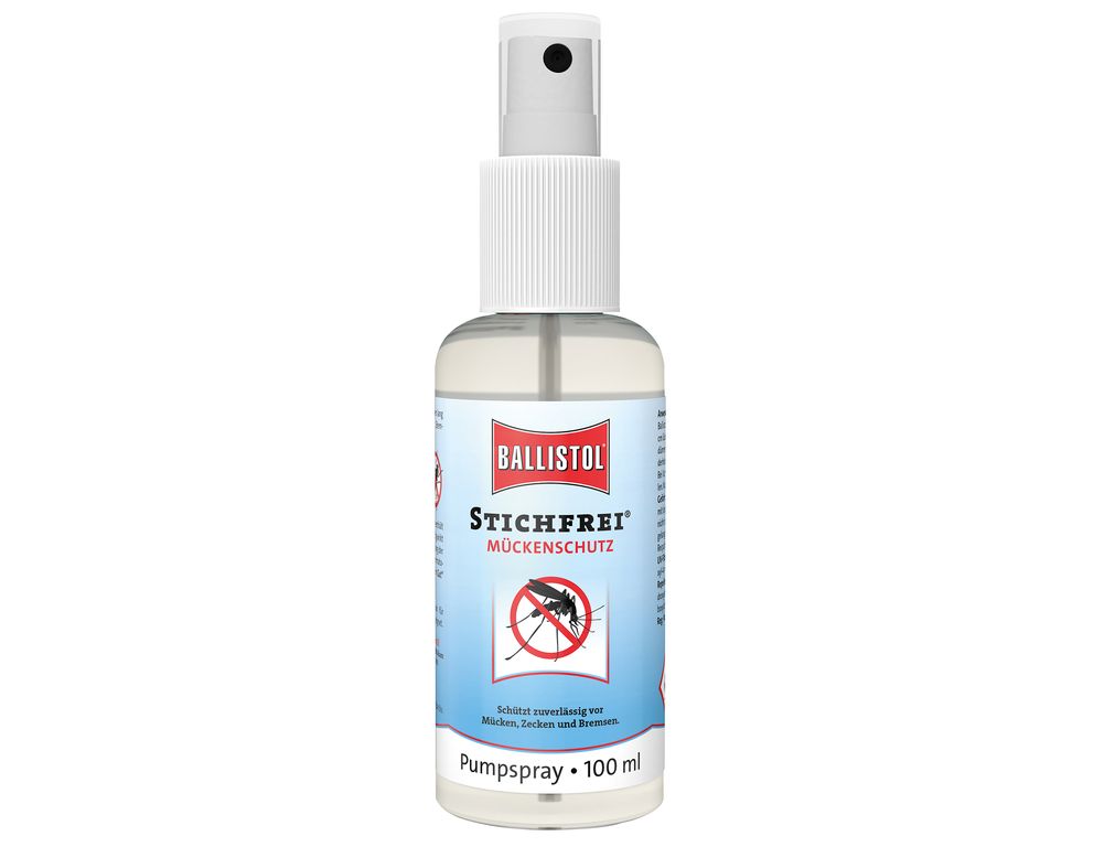Effektives Insektenschutz-Pumpspray von Ballistol: Stichfrei mit Hautpflege & UV-Filter, 100ml Effektives Insektenschutz-Pumpspray von Ballistol: Stichfrei mit Hautpflege & UV-Filter, 100ml