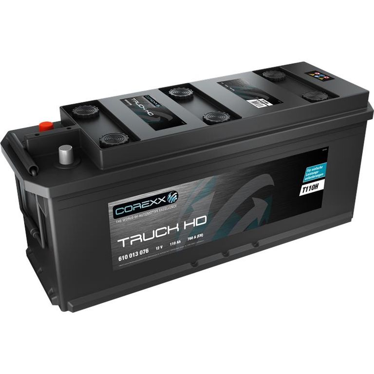 COREXX Truck Batterie 610 013 HD 10AH 12V für Nutzfahrzeuge