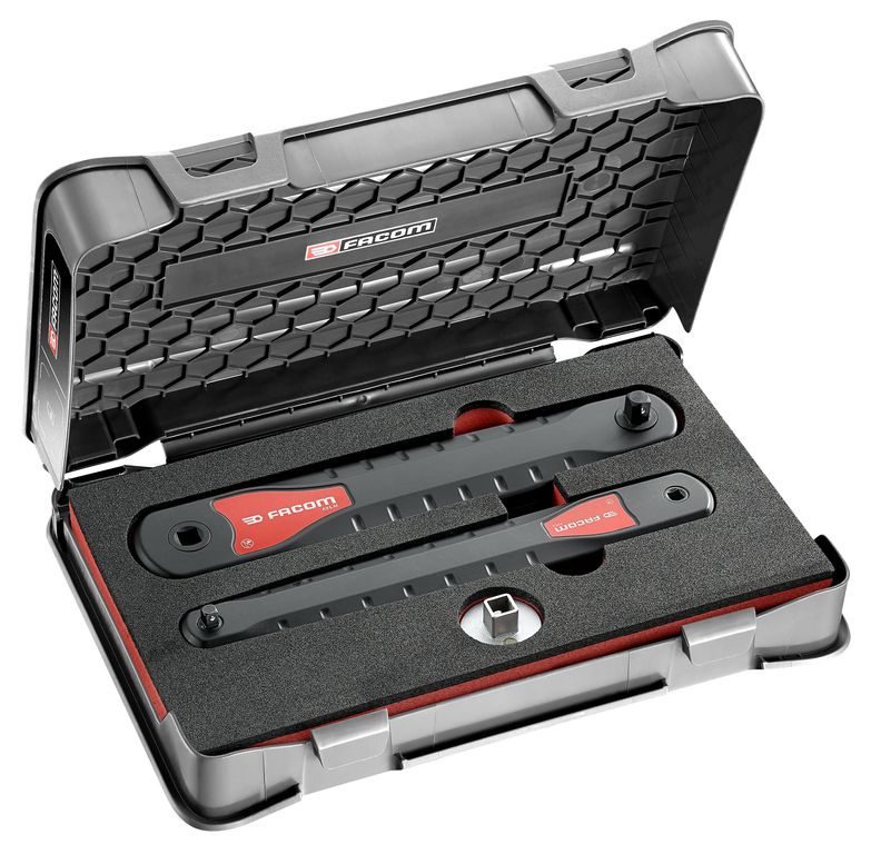 FACOM 3/8+1/2 Zoll Verlängerung Umschaltknarren Set - Optimale Zugänglichkeit und Kraftübertragung FACOM 3/8+1/2 Zoll Verlängerung Umschaltknarren Set - Optimale Zugänglichkeit und Kraftübertragung