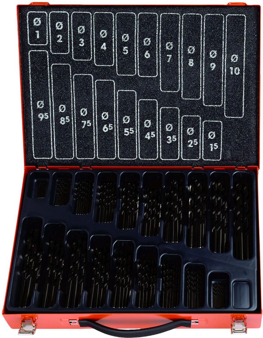 170-tlg. HSS Spiralbohrer Set DIN/ISO 338 in Metallkassette 170-tlg. HSS Spiralbohrer Set DIN/ISO 338 in Metallkassette