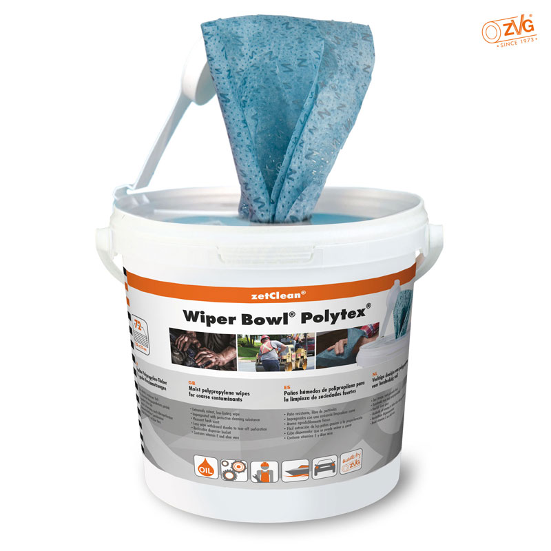 ZVG Wiper Bowl feuchte Reinigungstücher im Spendereimer - Ideal zur schnellen und effi ZVG Wiper Bowl feuchte Reinigungstücher im Spendereimer - Ideal zur schnellen und effi