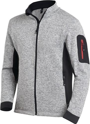 FHB Strickfleecejacke Grau/Schwarz M Warm & Stylisch für Outdoor und Freizeit FHB Strickfleecejacke Grau/Schwarz M Warm & Stylisch für Outdoor und Freizeit