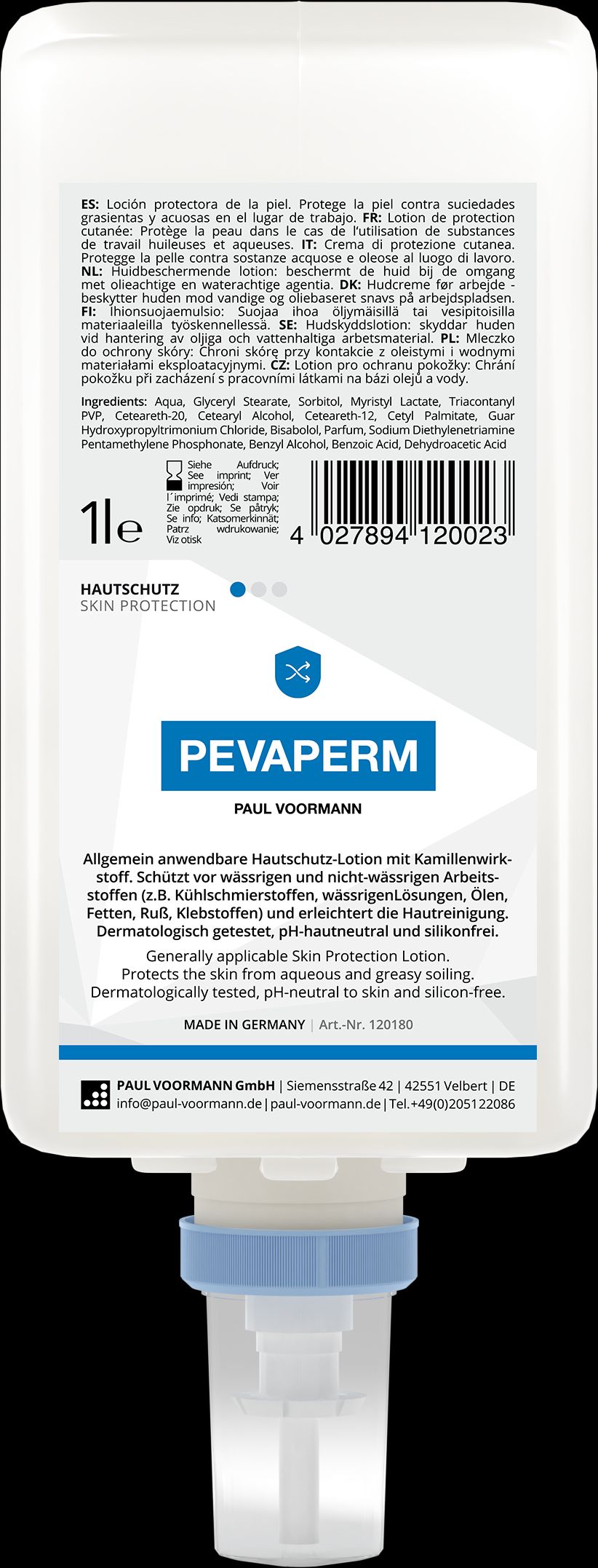 Pevaperm Care & Clean Haut- und Handschutz, 250ml Pevaperm Care & Clean Haut- und Handschutz, 250ml