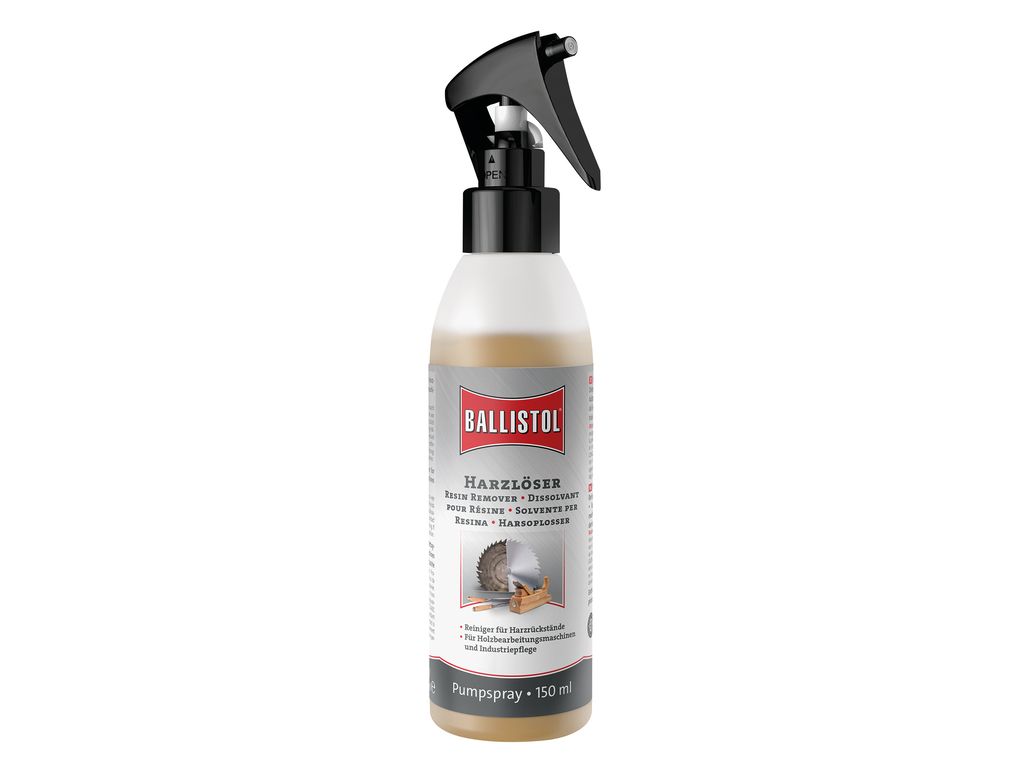 Ballistol Harzlöser Pumpspray (150ml) - Effizienter Reiniger für Werkzeuge und Holzbearbeitungsmasch Ballistol Harzlöser Pumpspray (150ml) - Effizienter Reiniger für Werkzeuge und Holzbearbeitungsmasch