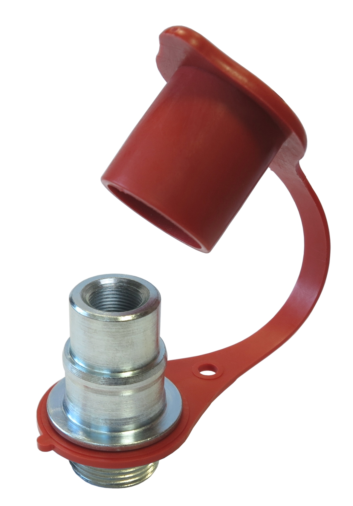 Anschlussstecker M26x1,5 mit 1/4" Innengewinde + Schutzkappe Anschlussstecker M26x1,5 mit 1/4" Innengewinde + Schutzkappe