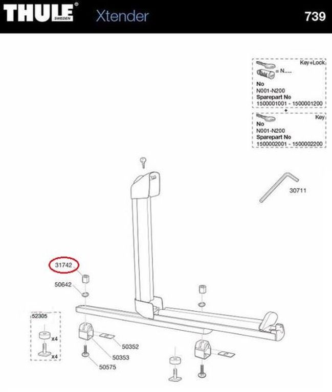 Bolt M6x14mm 739