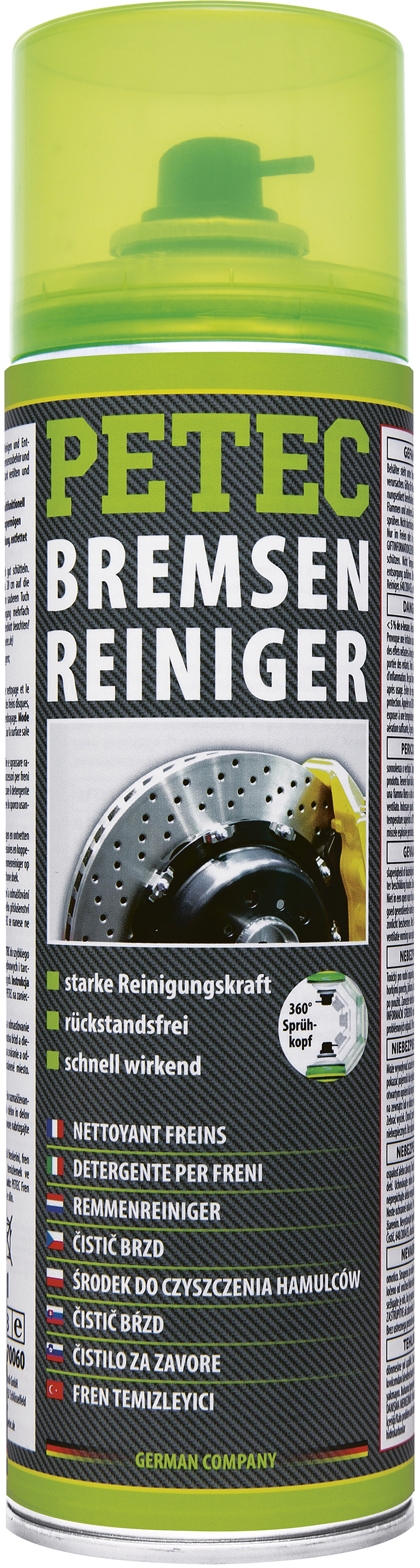 Silikonfreier Bremsenreiniger 500ml in transparenter Sprühdose Silikonfreier Bremsenreiniger 500ml in transparenter Sprühdose