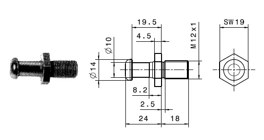 18mm Schließbolzen von HAPPICH - Sicherheitszubehör und Ersatzteile für mehr Sicherheit