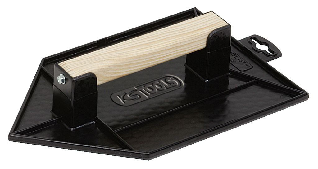 KS Tools spitz Reibebrett - 70g mit zellenartiger Fläche & Holzhandgriff - Ideal für Bauwerkzeuge KS Tools spitz Reibebrett - 70g mit zellenartiger Fläche & Holzhandgriff - Ideal für Bauwerkzeuge