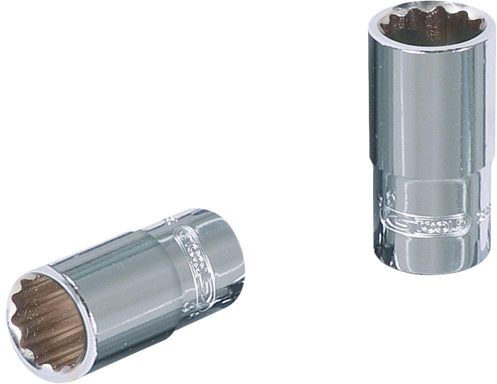 KS Tools Chromeplus Stecknuss 7mm x 25mm 12-Kant FlankTraction