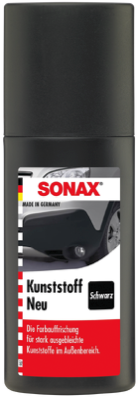 SONAX Kunststoff Schwarz Auffrischer 100ml  SONAX Kunststoff Schwarz Auffrischer 100ml