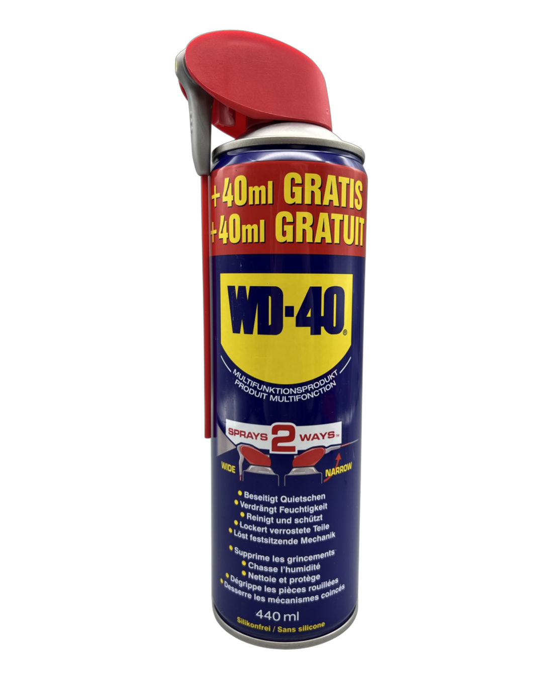 WD-40 Multi-Use Spray 440ml: Rostlöser & Schmiermittel mit Smart Straw WD-40 Multi-Use Spray 440ml: Rostlöser & Schmiermittel mit Smart Straw