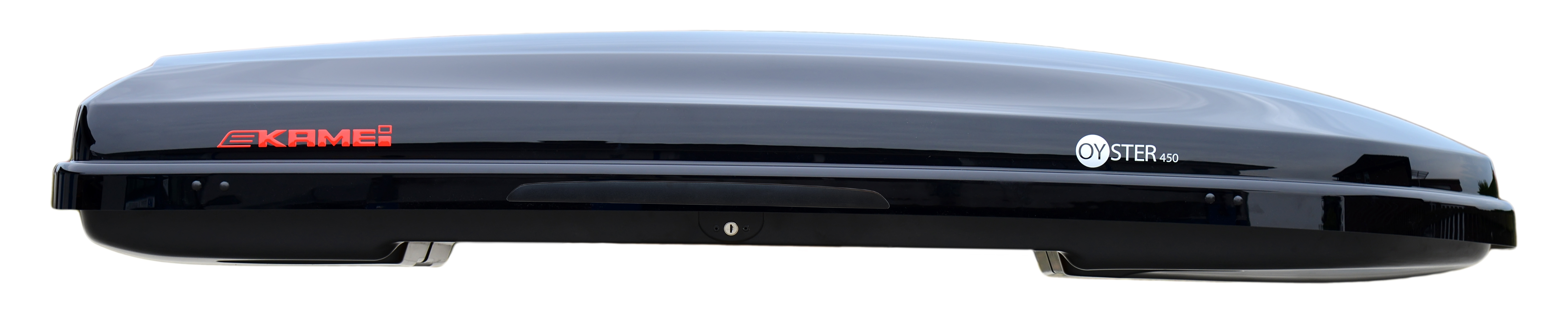 KAMEI Dachbox Oyster 450 - Schwarz glänzend - Optimale Fahrzeugergänzung für zusätzlichen Stauraum KAMEI Dachbox Oyster 450 - Schwarz glänzend - Optimale Fahrzeugergänzung für zusätzlichen Stauraum