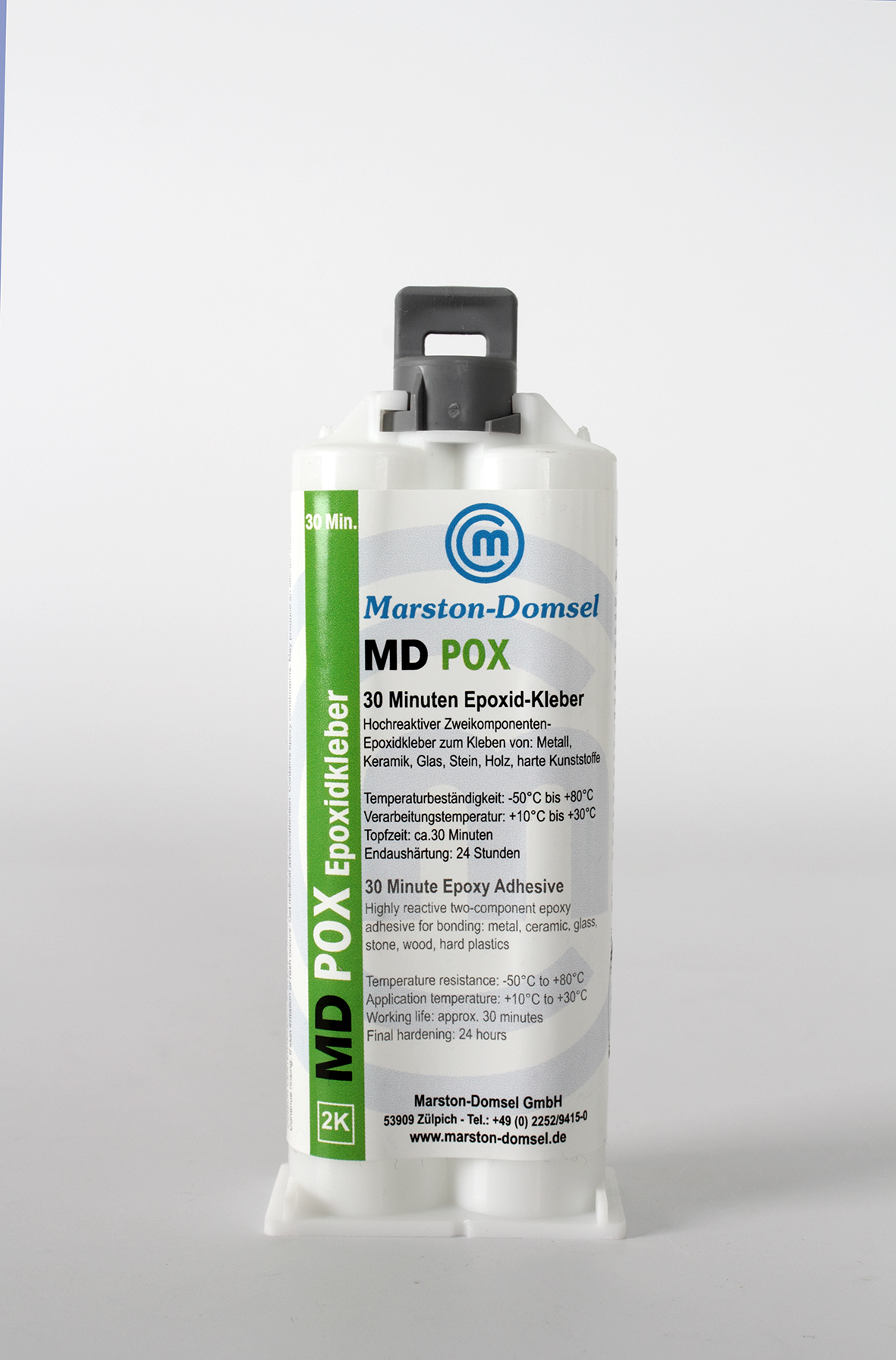 MD-pox Epoxykleber 50g von Marston-Domsel - 30 Min. Doppelspritze für den professionellen Einsatz MD-pox Epoxykleber 50g von Marston-Domsel - 30 Min. Doppelspritze für den professionellen Einsatz