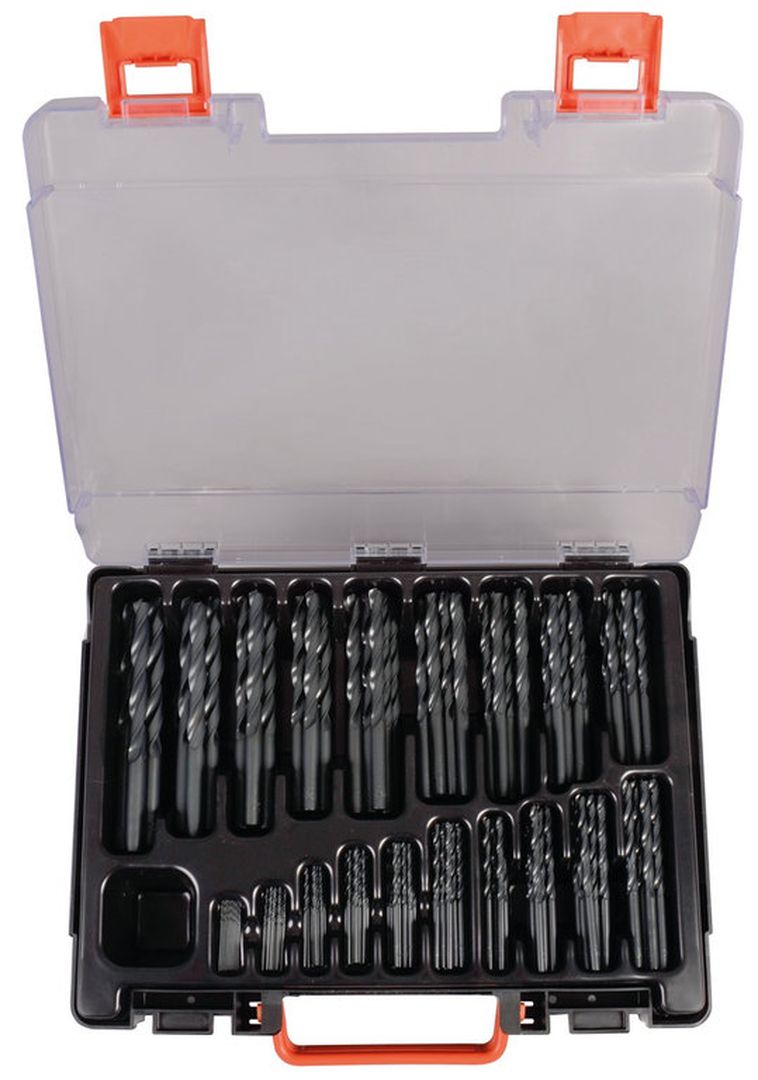 HSS-R Bohrer-Set 170-tlg 1-10mm Kunststoff-Magazin ECO HSS-R Bohrer-Set 170-tlg 1-10mm Kunststoff-Magazin ECO