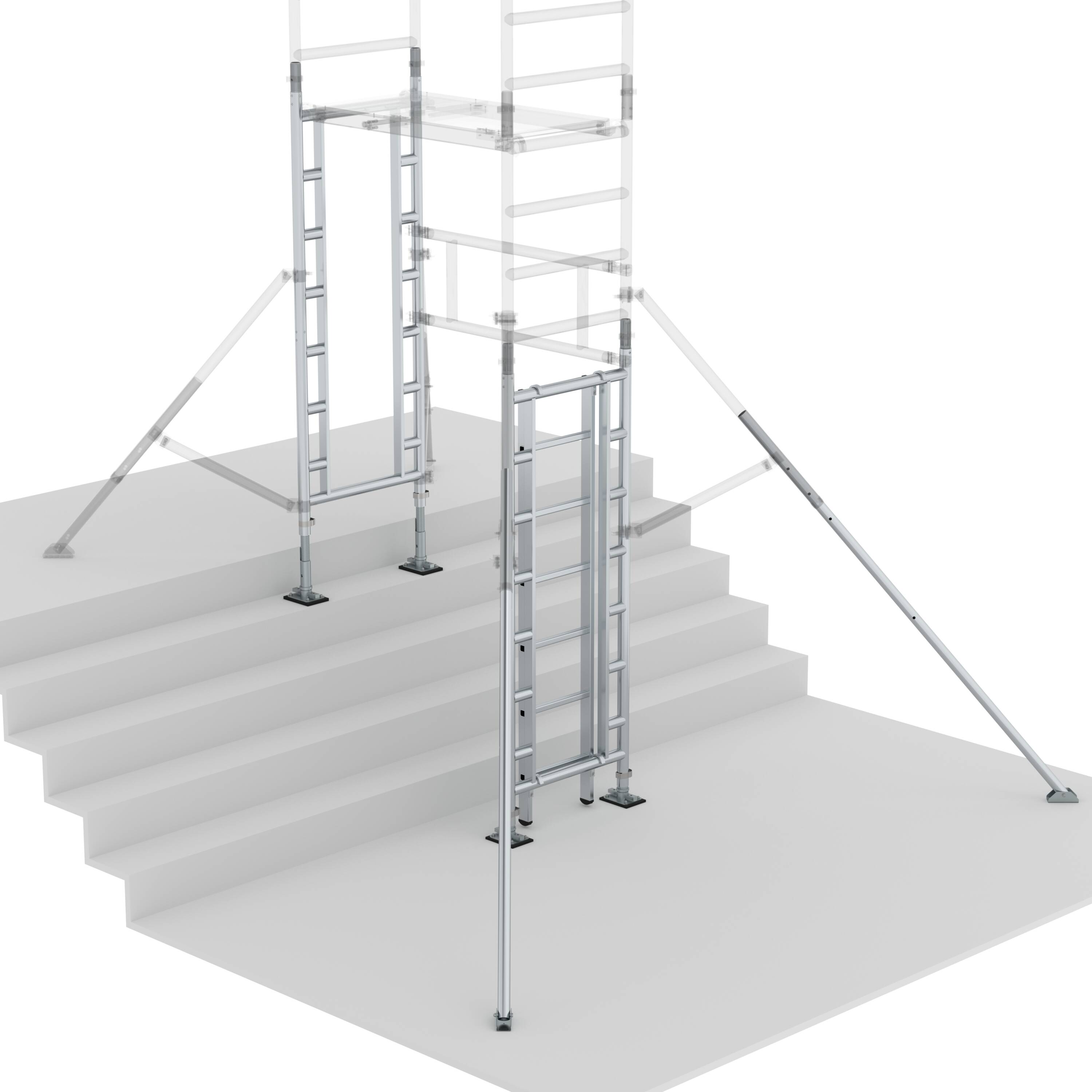 FlexxTower Treppenkit 1 für Gerüstsystem – Hochwertige Erweiterung von Günzburger FlexxTower Treppenkit 1 für Gerüstsystem – Hochwertige Erweiterung von Günzburger