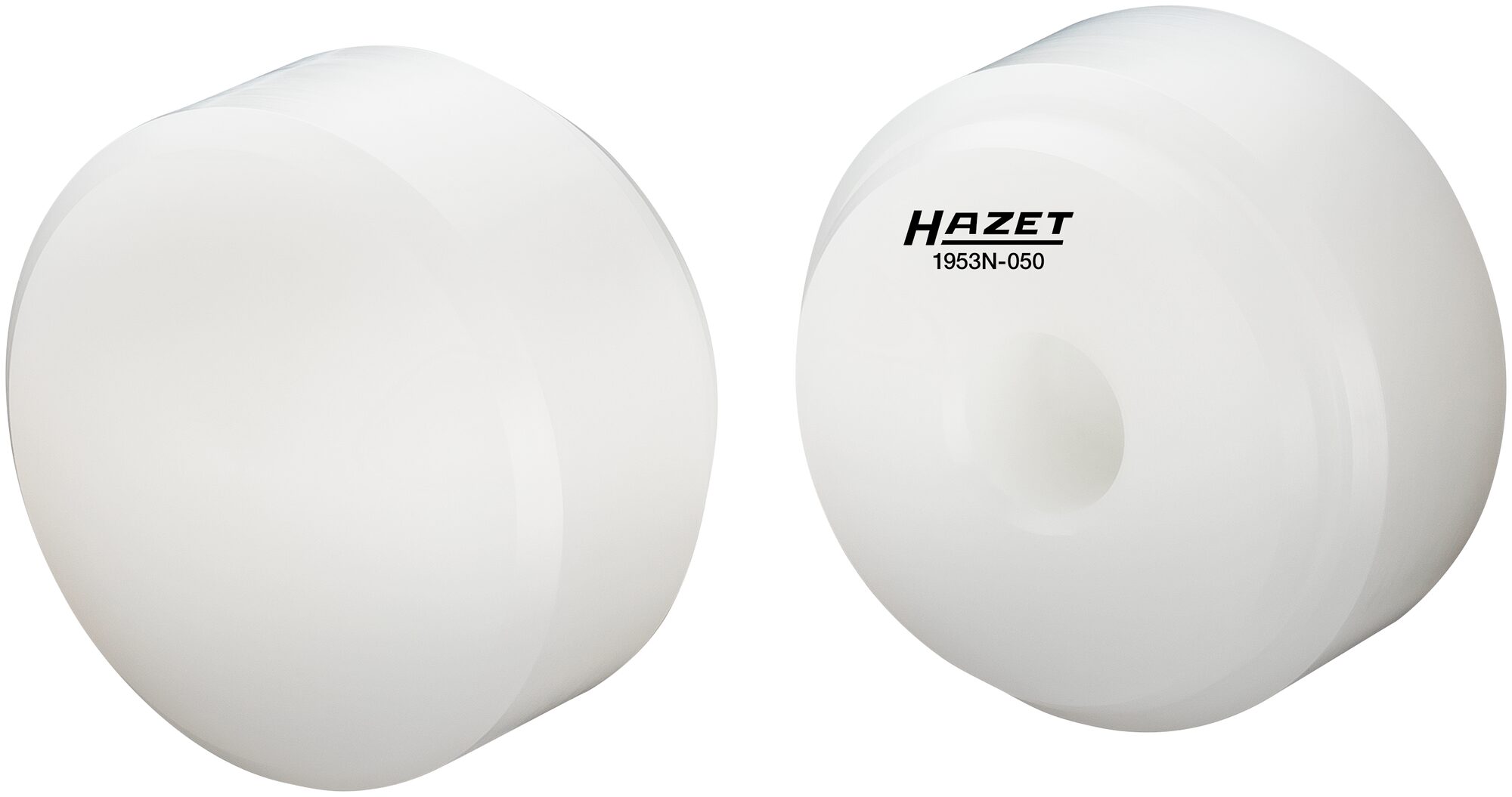 HAZET Ersatzköpfe | Paar für Kunststoff-Schonhammer | 50mm Durchmesser | splitterfrei | Made in Germ HAZET Ersatzköpfe | Paar für Kunststoff-Schonhammer | 50mm Durchmesser | splitterfrei | Made in Germ