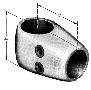 HAPPICH Poliertes T-Stück 30mm - Hochwertiges Zubehör & Ersatzteil für Rohrmontage