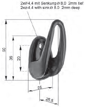HAPPICH Kleiderhaken Schwarz - Robustes Polyamid, Vielseitig & Langlebig HAPPICH Kleiderhaken Schwarz - Robustes Polyamid, Vielseitig & Langlebig