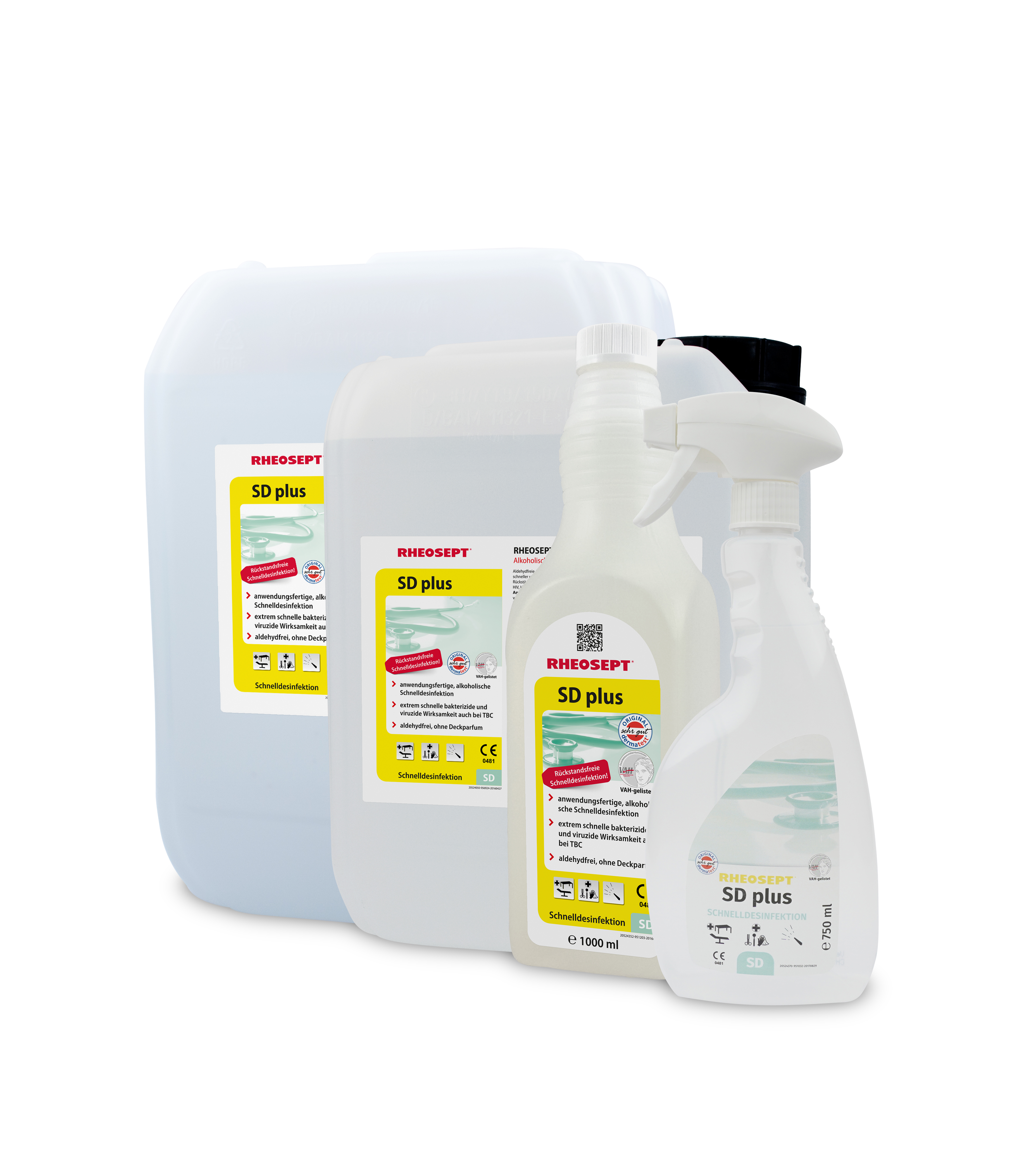 Rheosept SD Plus 1000ml Desinfektionsmittel mit Sprayer - Optimal für medizinisches Inventar & Gerät Rheosept SD Plus 1000ml Desinfektionsmittel mit Sprayer - Optimal für medizinisches Inventar & Gerät