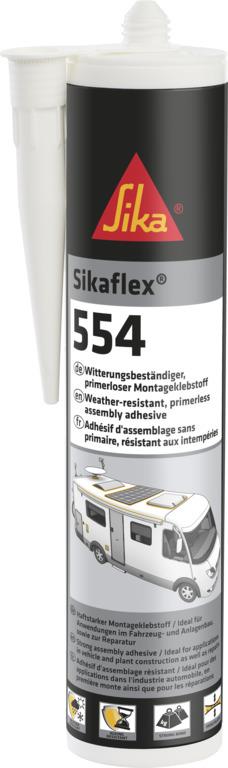 Sika-Flex 554 Caravan Dichtmasse - Wetterbeständig, Langlebig Sika-Flex 554 Caravan Dichtmasse - Wetterbeständig, Langlebig