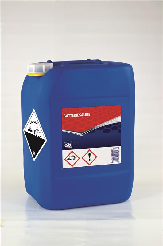 Batteriesäure 20L 37,5% von WOCKLUM CHEMIE für Autobatterien